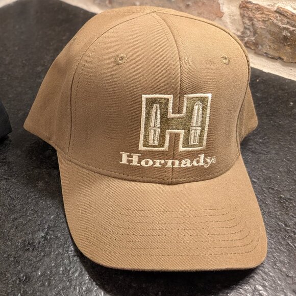 (2) NEW Ball Caps - BLACK SIG SAUER & BROWN HORANDY - Hook Loop Strap - Picture 3 of 13